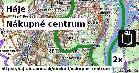 Nákupné centrum, Háje