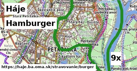 Hamburger, Háje