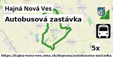 Autobusová zastávka, Hajná Nová Ves