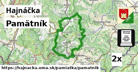 pamätník v Hajnáčka