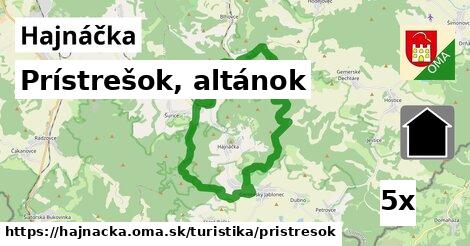 Prístrešok, altánok, Hajnáčka