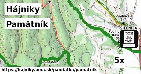 Pamätník, Hájniky