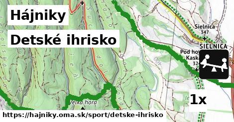 Detské ihrisko, Hájniky