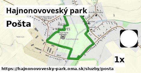 Pošta, Hajnonovoveský park