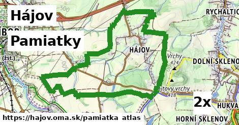 pamiatky v Hájov