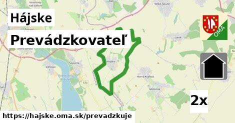 prevádzkovateľ v Hájske