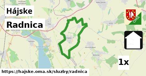 Radnica, Hájske