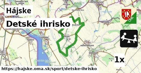 Detské ihrisko, Hájske