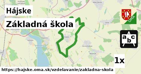 Základná škola, Hájske