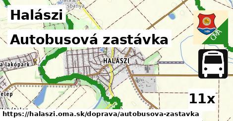 Autobusová zastávka, Halászi