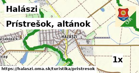 Prístrešok, altánok, Halászi