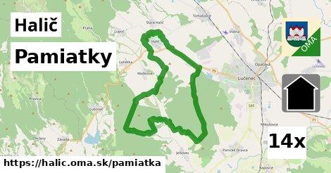 pamiatky v Halič