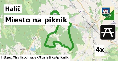 miesto na piknik v Halič