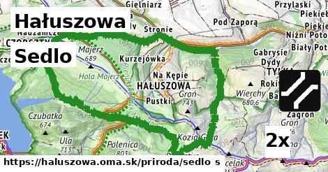 sedlo v Hałuszowa