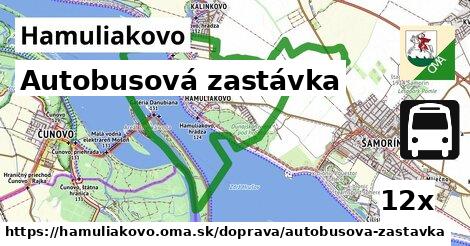 Autobusová zastávka, Hamuliakovo