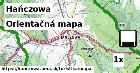 Orientačná mapa, Hańczowa