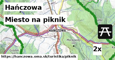 miesto na piknik v Hańczowa