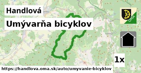 umývarňa bicyklov v Handlová