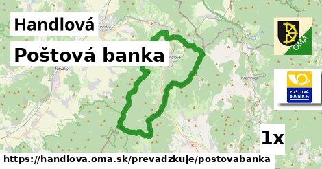 Poštová banka, Handlová