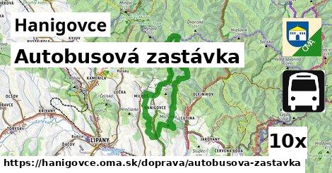 Autobusová zastávka, Hanigovce