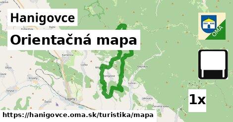 Orientačná mapa, Hanigovce