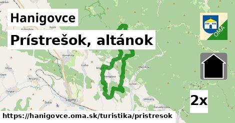 Prístrešok, altánok, Hanigovce