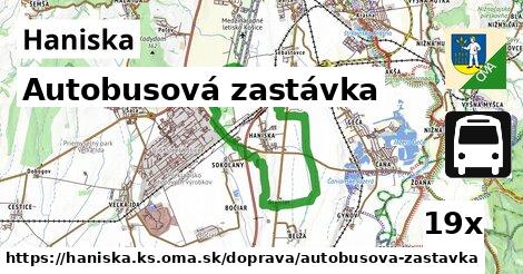 Autobusová zastávka, Haniska, okres KS