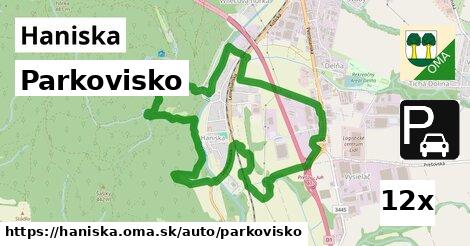 Parkovisko, Haniska