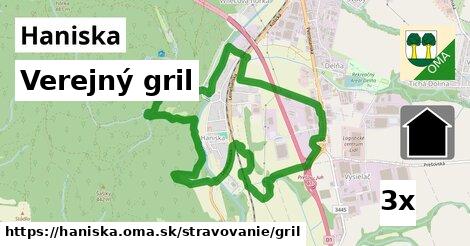 Verejný gril, Haniska