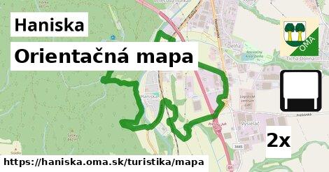 Orientačná mapa, Haniska