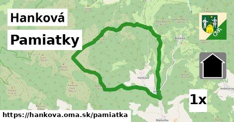 pamiatky v Hanková