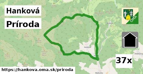 príroda v Hanková