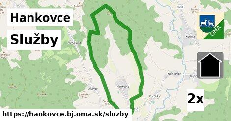 služby v Hankovce, okres BJ