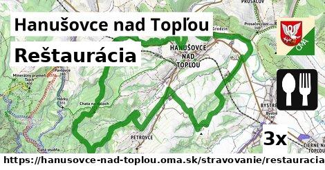 Reštaurácia, Hanušovce nad Topľou