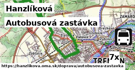 Autobusová zastávka, Hanzlíková