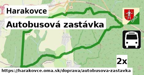 Autobusová zastávka, Harakovce