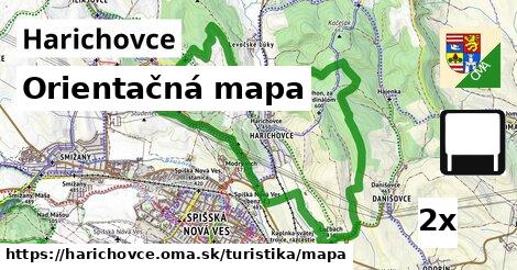 Orientačná mapa, Harichovce