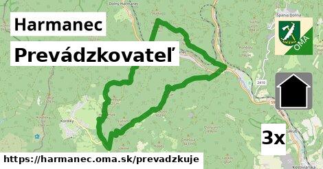 prevádzkovateľ v Harmanec