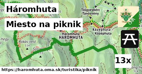 Miesto na piknik, Háromhuta