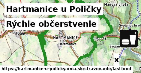 Všetky body v Hartmanice u Poličky