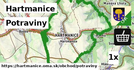 potraviny v Hartmanice