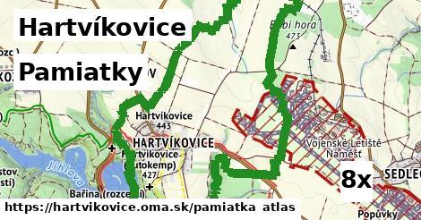 pamiatky v Hartvíkovice