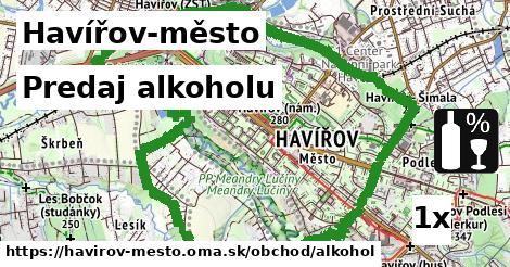 Predaj alkoholu, Havířov-město