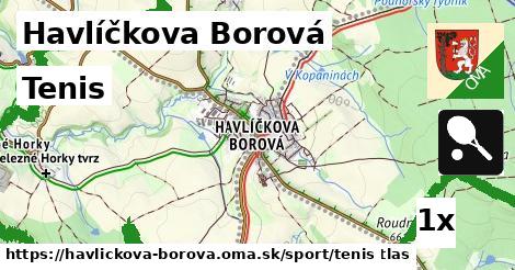 Tenis, Havlíčkova Borová