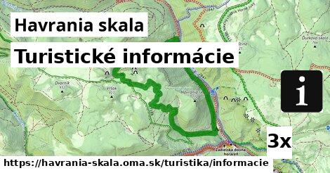 Turistické informácie, Havrania skala