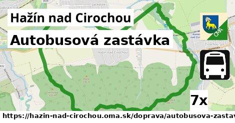 Autobusová zastávka, Hažín nad Cirochou