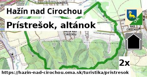 Prístrešok, altánok, Hažín nad Cirochou