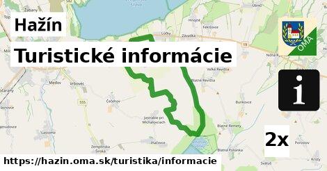 Turistické informácie, Hažín