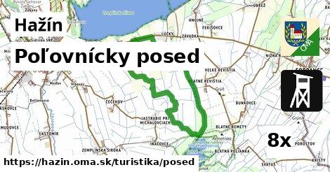 Poľovnícky posed, Hažín