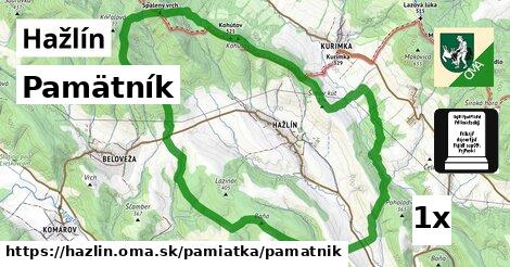 Pamätník, Hažlín